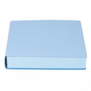 Thickened Color Brick Notebook A5, 720 Pages Super Thick Hardcover Journal, 80GSM Colored Bleed-Resistant Paper, PU Leather Notebook with Ribbon Bookmark for Writing, Journaling, Notes & Lists，Blue