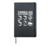 Things I Do in My Spare Time Funny Gun Lover Gun Enthusiast Hardcover Journal, Black