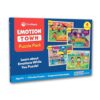 ThinkPsych Emotion Town 4 Puzzle Pack | Social Emotional Learning Toy for Kids Ages 4+ | 4 Feelings Puzzles | Emotional Intelligence, Counseling, Play Therapy Toys