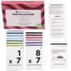 Think Tank Scholar Multiplication Flash Cards (150 Facts) Times Tables Flashcards - All Facts 1-12 for Kids in 3rd, 4th, 5th, 6th Grade - 6 Math Games & Teaching Methods for Classroom/Homeschool