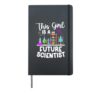 This Girl Is A Future Scientist Kids Scientist Science Hardcover Journal, Black