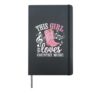 This Girl Loves Country Music Hardcover Journal, Black