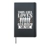 This Girl Loves Country Music Hardcover Journal, Black
