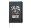 This Girl Loves Jesus And Country Music Hardcover Journal, Black