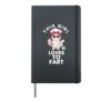 This Girl Loves To Fart Funny Sarcastic Farting Hardcover Journal, Black