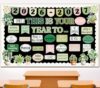 This is Your Year Bulletin Board Decorations Welcome Back to School Bulletin Board Sets Inspirational Poster Positive Affirmations Wall Decor for Teacher School Office Chalkboard Wall Door Decor