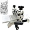 This Manual Engraving and Printing Press Machine for Wood, Copper Plate Etching and Embossing, Press Tool for Artists Studios and Crafts, 30x17cm Print Area
