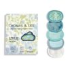 Thomas & Lee Reusable Makeup Remover Cloths Set (Blue, Pack of 5)
