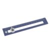 Thonlai High Compass Ruler and Straightedge 2 in 1 for School Use Plastic 17 X 3 X 0.6cm (Blue)