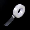 Thonlai Professional Transparent Eyelash Extensions PE Tape Hypoallergenic Secure Makeup Tools, 1.25cm*4.5m