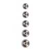 Thonlai Watch Crown Spare Parts Lightweight Steel Repair Tool for Professional and DIY Use 5pc Set