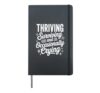 Thriving Surviving And Occasionally Crying - Hardcover Journal, Black