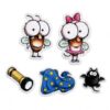 Thryvomniq Fly Guy & Fly Girl Night Fright Felt Story Set with Hook Loop