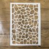 TIAMECH A4 Reusable Crackle Texture Stencil for Painting