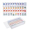 TIASUSAN American Mahjong Tile Set with Clear Acrylic Box and Accessories, 160 Acrylic Engraved Mahjong Tiles, Mahjong Game Set