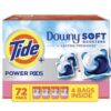 Tides PODs 2-in-1 Laundry Detergent Pods with Downys Soft Boosters - April Fresh, 72 ct.