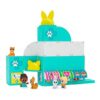 Tile Town Pet Vet Magnetic Tiles Set, 48 Piece Magnet Tiles for Kids with Sound and Lights, Innovative Action Play Kids Magnetic Tile Toys, Ages 3-6