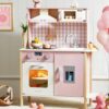 Tiny Land Play Kitchen for Kids – Real Lights, Sounds & Adjustable Height