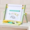 Tiny Land Tabletop Kids Art Easel, 5-Level Magnetic Drawing Board
