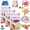 Tipazuyi Popcorn Pens 3D Puffy Bubble Drawing Art Kit Heat-Activated Paint