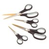 Titanium Scissors Set, 4 Pack Utility Scissors, Kitchen Office Craft