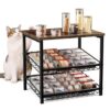 Tivray 3 Tier Can Organizer for Pantry, Adjustable Can Rack Organizer, Automatic Rolling Storage Holder for Various Ounces of Canned Food Drinks Pet Food, Ideal for Countertop Kitchen Cabinet