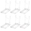 TIVTHINE Clear Acrylic Adjustable Book Stand and Display Easel, 6 Pack
