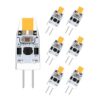 tkhetiana G4 LED Bulbs 2W 12-24V AC/DC Warm White 3000K LED Light Bulb,dimmable 12V Bulb Replacement 10W -15W G4 Halogen Bulb,6 Pack
