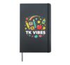 TK Teacher First Day TK Vibes Transitional Early Learning Hardcover Journal, Black