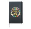 TK Teacher Welcome to TK First Day Early Learning Hardcover Journal, Black