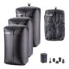TLANGP Travel Vacuum Bags, with Pump, Suitable for Carry-On Luggage and Backpacks, Compression Bags for Home Storage, Clothing Vacuum Sealing Storage Cubes (3pcs + Pump)