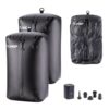 TLANGP Travel Vacuum Bags, with Pump, Suitable for Carry-On Luggage and Backpacks, Compression Bags for Home Storage, Clothing Vacuum Sealing Storage Cubes (2pcs + Pump)