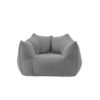 TMFZIFYBZ Fleece Bean Bag Sofa Vacuum Compression Home(Light Gray)