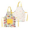 Tnfeeon Cotton Apron, Adjustable Cooking Drawing Smock with Spacious Pocket Thickened Fabric for Ages 3-8 Kitchen Baking Painting Activities Comfortable Adjustable Strap Ensures Perfect