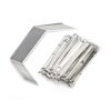 Tnfeeon Metal File Fasteners, Heavy Duty Paper Binding Clips Hold 350 Sheets Secure Documents Rust Iron Prongs 80mm Pitch 3.1 Inch Spacing for School Office Reports Teachers Students Finan