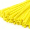 TOAOB 100pcs Light Yellow Thick Pipe Cleaners 8mm x 12inch Pipe Cleaners