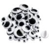TOAOB 200pcs Googly Wiggle Eyes with Self Adhesive Round Sticker Eyes