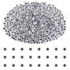 TOAOB 500pcs 6mm Plastic Wiggle Googly Eyes Self Adhesive
