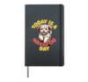 Today is a Havapoo Day Cute Cross Cartoon Mix Breed Dog Hardcover Journal, Black
