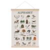 Toddler Learning Posters, Playroom Wall Decor, Educational Posters, Alphabet Learning Wall Hanging Banner for Nursery Bedroom Playroom Classroom