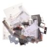 Toddmomy 94PCS Film Scrapbook Material: Vintage Photo Themed Journaling Stickers Memos Cards for Journals Planners Aesthetic DIY Art Crafts Collage Album