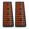 Toddmomy Plastic Abacus Counting Tool 2pcs - Column for Math Learning with Contrasting Colored Beads to Build Mental Calculation Skills Beginner Friendly for Home and Family Tutoring
