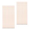 Tofficu 50pcs Wood Triangular Pencils with Strong Tip and Lightweight Poplar Wood Design, Creative DIY Painting Supplies and Artists
