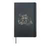 Tomcat Kitten Cat in a Halloween Pumpkin Hardcover Journal, Black
