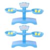 TOMETURE 2 Sets Montessori Math Learning Toy Scale, DIY Plastic Balance Scale Assembly Kit, Science Experiment Equipment for Preschool and Classroom