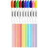 TONOS Whiteboard Markers & Pastel Highlighters Set, 10 Pack Dry Erase Markers with 10 Color Highlighters for Classroom, Office, School, Notes and Organization