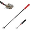 TOOLEAGUE 2Pcs Telescoping Magnetic Pickup Tool,40-Inch Magnet Stick with 50lb,30-5/16-Inch Extendable Magnetic Wand with 25lb for Retrieving Screw Bolts Nuts and Other Small Metallic Objects