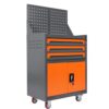 Tool Storage Cabinet with Wheels, Drawers, Locking System for Garage & Work