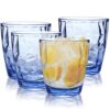 Top-spring 10 Oz Reusable Plastic Water Tumbler 4pcs Blue BPA Free