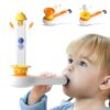 TOP BRIGHT 3 in 1 Sensory Toys for Toddlers, Early Development Activity Toys with Whistle, Bell Tube & Ball Blowing, Montessori Fine Motor Skills Toys for 3 4 5 Year Old Boys Girls Birthday Gifts